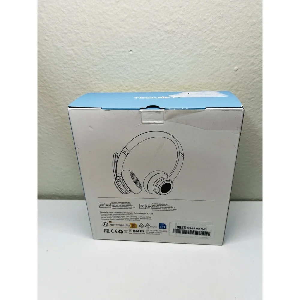TECKNET Wireless Rechargeable Bluetooth Headset Model‎ TK-HS012
